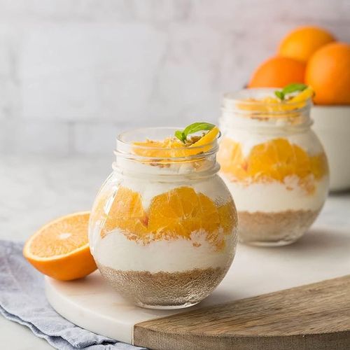 Kilner 400ML Orange Fruit Jar Clear