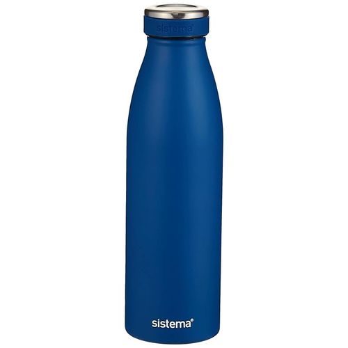 Sistema Stainless Steel Bottle Blue 500ml