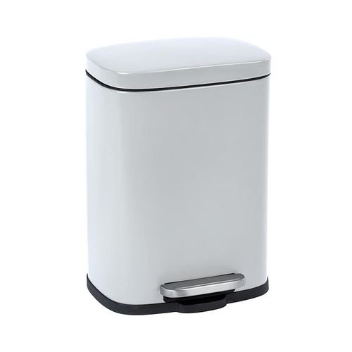 Wenko Pedal Bin Leno, Easy-Close 5 Ltr. White