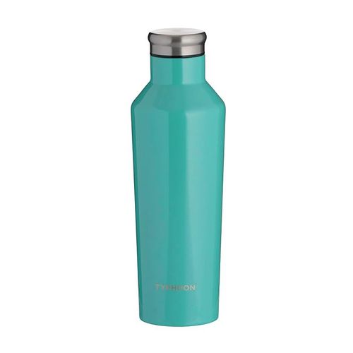 Typhoon 1401.854 Pure Double Wall Bottle, Steel, Turquoise