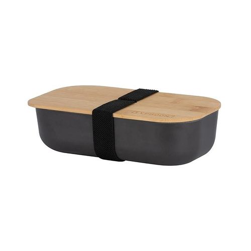 Typhoon Pure Black Bamboo Fibre Lunch Box