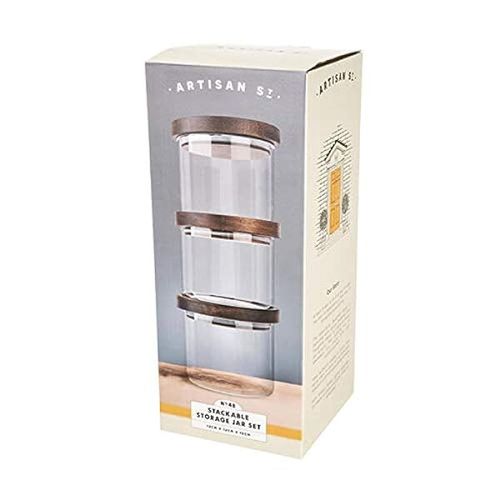 Artisan Street Stacking Clear Storage Jars