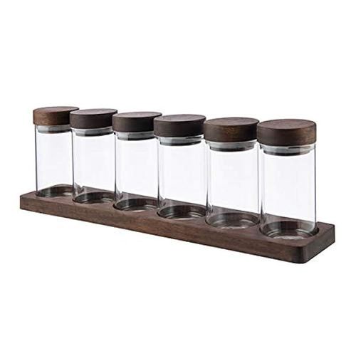 Artisan Street 6 pieces Spice Jars with Board