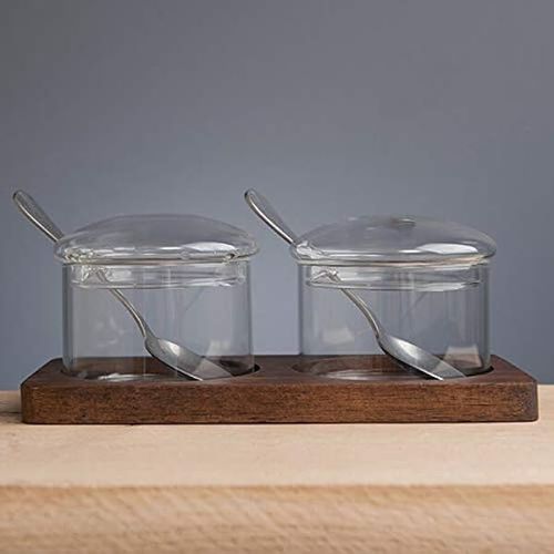 Artisan Street Condiment Pots Clear