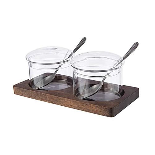 Artisan Street Condiment Pots Clear