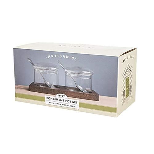 Artisan Street Condiment Pots Clear