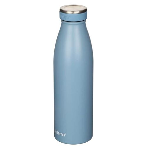 Sistema Stainless Steel Bottle Light Blue 500ML, 5500