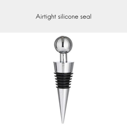 Viners Barware Triangular Bottle Stopper With Rubber Airtight Seal