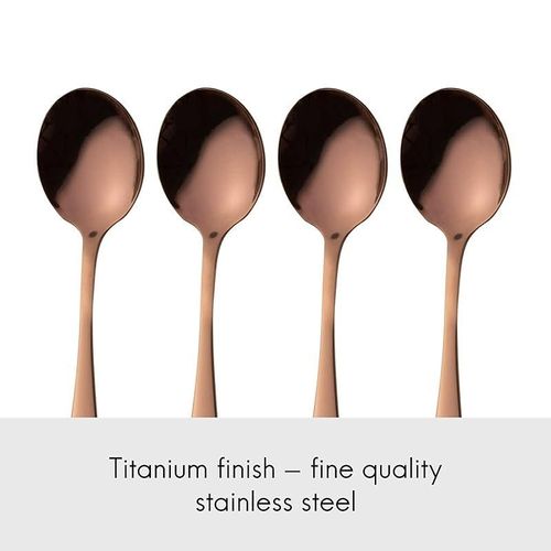 Viners Copper 4 Pieces Tea Spoon Set Giftbox