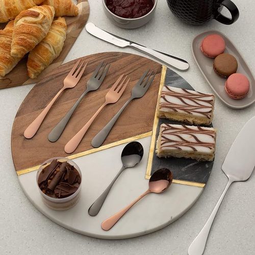 Viners Grey 4 Pieces Tea Spoon Set Giftbox