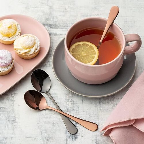 Viners Grey 4 Pieces Tea Spoon Set Giftbox