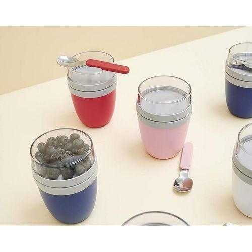 Mepal Ellipse Lunchpot Set + Foldable Spoon Nordic Green