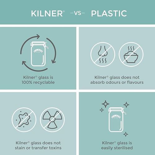 Kilner Storage Jar &amp; Fine Grater Lid