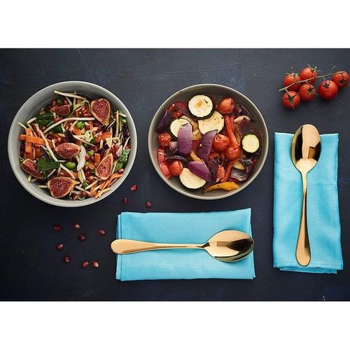 Viners Gold 2 Pieces Serving Spoons Giftbox