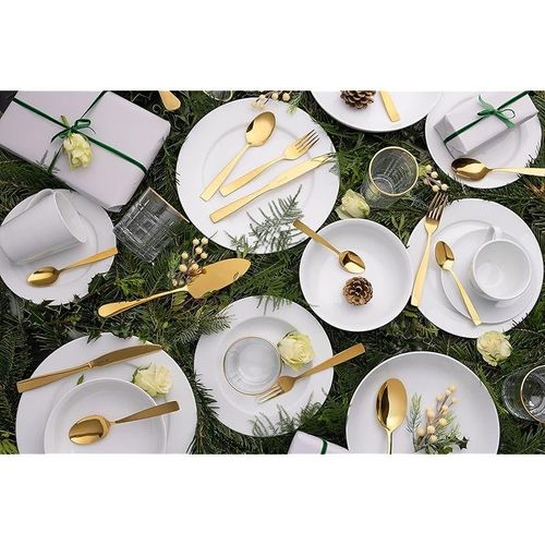 Viners Gold 2 Pieces Serving Spoons Giftbox