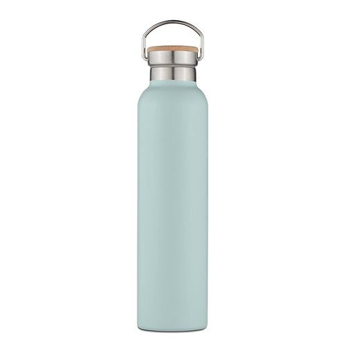 Tower Natural Life NL865026SKB Stainless Steel Bottle with Bamboo Lid, 750ml Capacity, Crafted from Sustainable Materials
