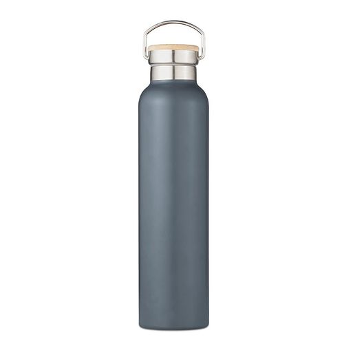 Tower Natural Life NL865026SLT Stainless Steel Bottle with Bamboo Lid, 750ml Capacity, Crafted from Sustainable Materials