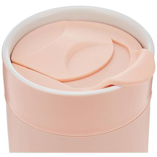 Siip Soft Touch Travel Mug, 300 ml Capacity, Pink