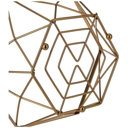 AQ Hexa Premium Flat Wire Fruit Basket with Banana Hook, 10.5-Inch x 9-Inch x 15.25-Inch Size