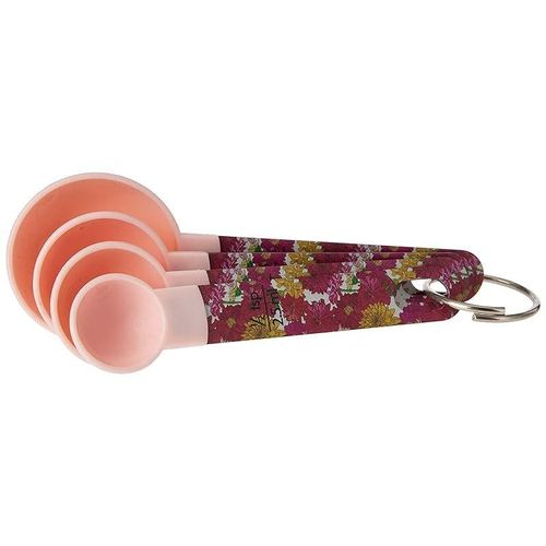 Core Measuring Cups with Pink Floral Handles 8-Piece Set