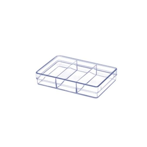 Transparent Box 3 Dividers Clear