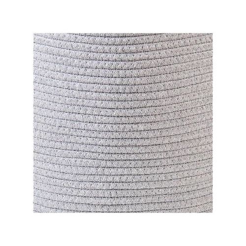 Cotton Rope Basket Light Grey D30 X H30 Cm