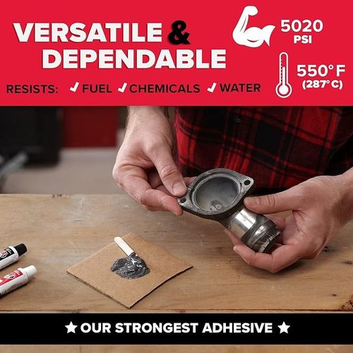 J B Weld 8265S Original Cold Weld Steel Reinforced Epoxy 2 oz, Dark Grey