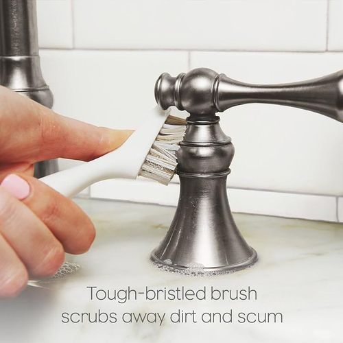 Full circle micro manager detail brush and crevice tool - white
