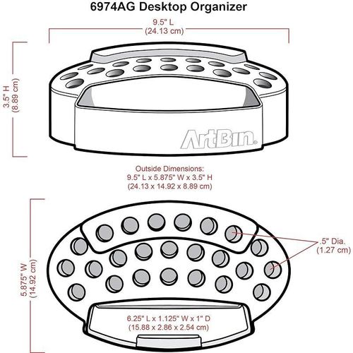 ArtBin Desktop Accessory Storage