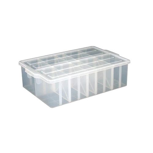 Pearl Life Craft &amp; Media Organizer Box Translucent