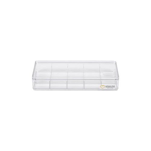 Homesmiths Stationery Box 15 Dividers Clear