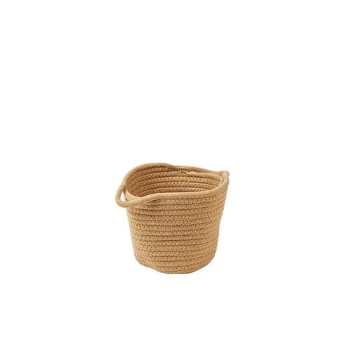 Homesmiths Cotton Rope Basket Natural Dia18 X H15 Cm