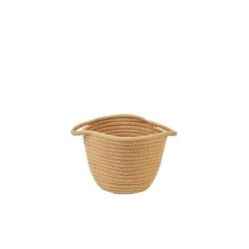 Homesmiths Cotton Rope Basket Natural Dia18 X H15 Cm