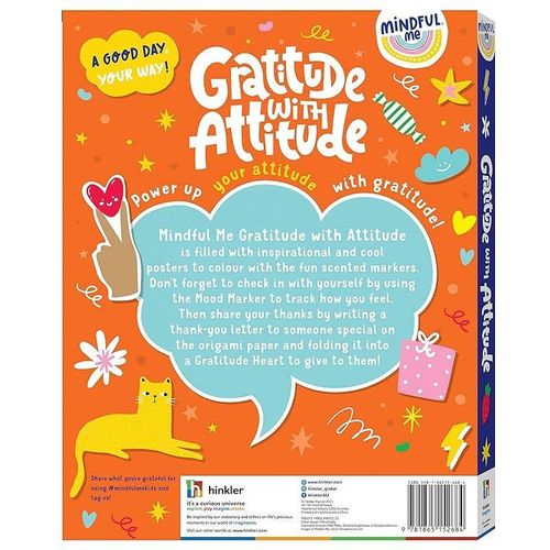 Hinkler Mindful Me Gratitude with Attitude Colouring Kit