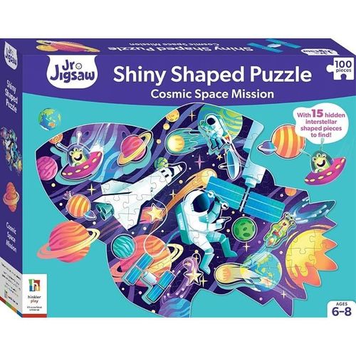 Hinkler Cosmic Space Mission Shiny Shaped Junior Jigsaw Puzzle