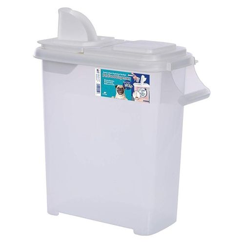Large (Up To 22Lb) Fresh Dry Dog Cat Food Plastic Storage