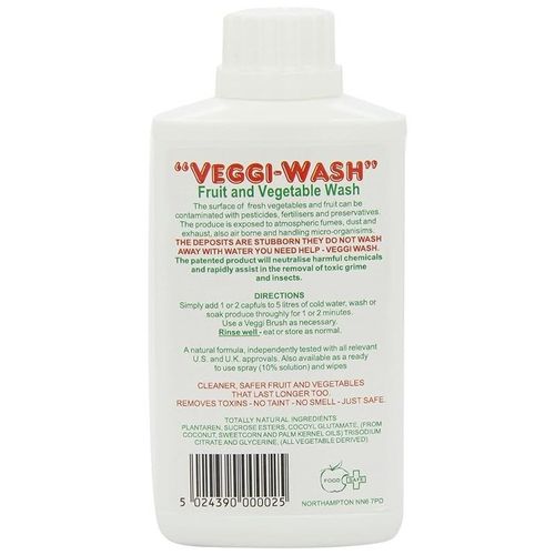 Food Safe Veggi Wash Concentrate 500 Ml