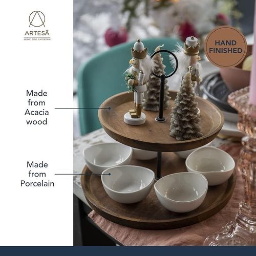 Artes Appetiser Two Tier Serving Set