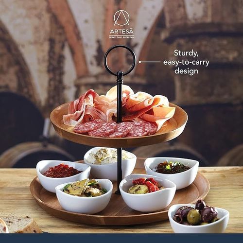 Artes Appetiser Two Tier Serving Set