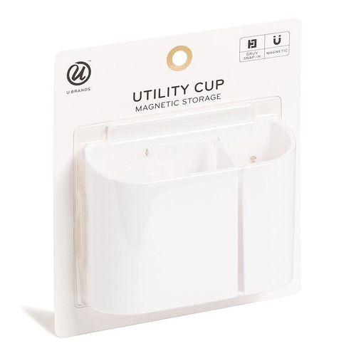 U Brands Gruv Magnetic Storage Utility Cup - White