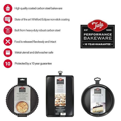 Tala Performance 25Cm Dia Deep Cake Tin Loose Base