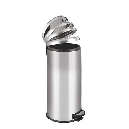 Wenko Pedal Bin Leman Easy Close 30 Liter Stainless Steel