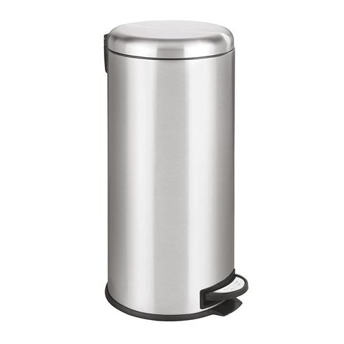 Wenko Pedal Bin Leman Easy Close 30 Liter Stainless Steel