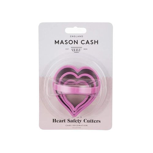Mason Cash Set Of 3 Safety Cutters Heart