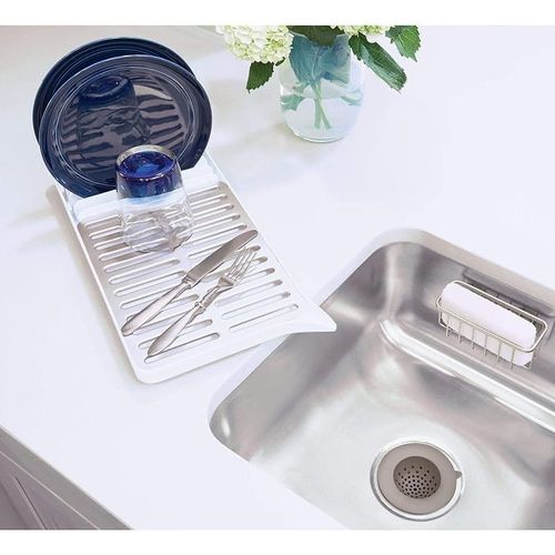Idesign Austin Dish Drying Rack, Compact Dish Drainer