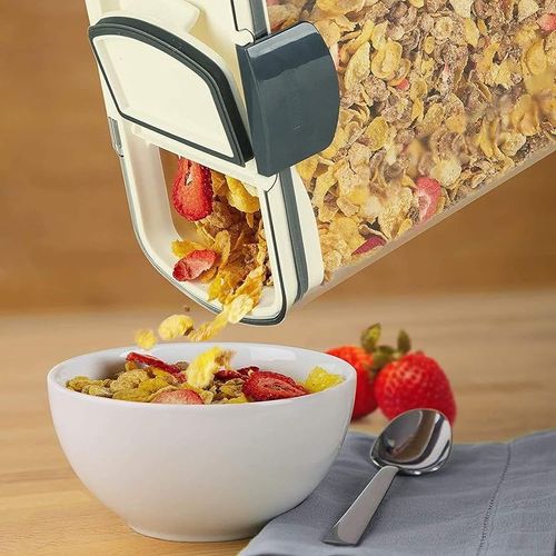 Progressive Large Cereal Prokeeper, Grey/Clear, 4.5 Quart, Pks-155