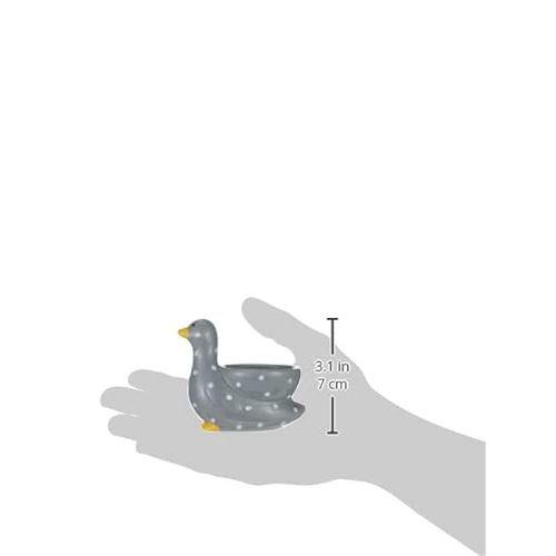 Kensington Madison Ceramic Egg Cup - Grey/White