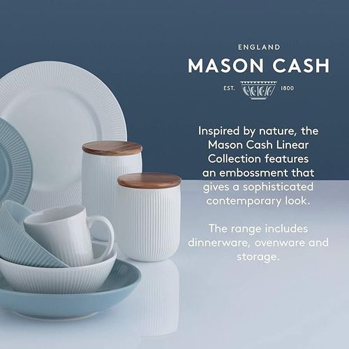 Mason Cash Linear Dinner Plate White