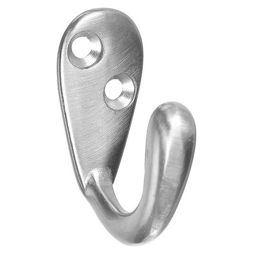 National Hardware Single Satin Nickel Robe Hook