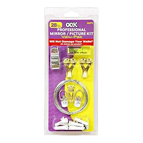 Ook Mirror Hang Value Pack 12 Pieces Set, Gold